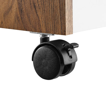 Modway Outlet Envision Wood File Cabinet by Modway  Office Furniture Furniture Walnut White - EEI-5706-WAL-WHI