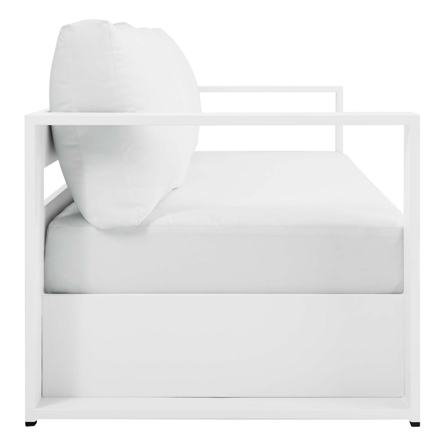 Modway - Tahoe 2-Piece Outdoor Patio Powder-Coated Aluminum Set by Modway  Outdoor Furniture Sofa Sectionals White - EEI-5750-WHI-WHI