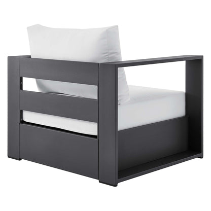 Modway - Tahoe 2-Piece Outdoor Patio Powder-Coated Aluminum Armchair Set by Modway  Outdoor Furniture Sofa Sectionals White - EEI-5751-GRY-WHI