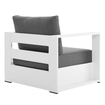 Modway - Tahoe 2-Piece Outdoor Patio Powder-Coated Aluminum Armchair Set by Modway  Outdoor Furniture Sofa Sectionals Black - EEI-5751-WHI-CHA