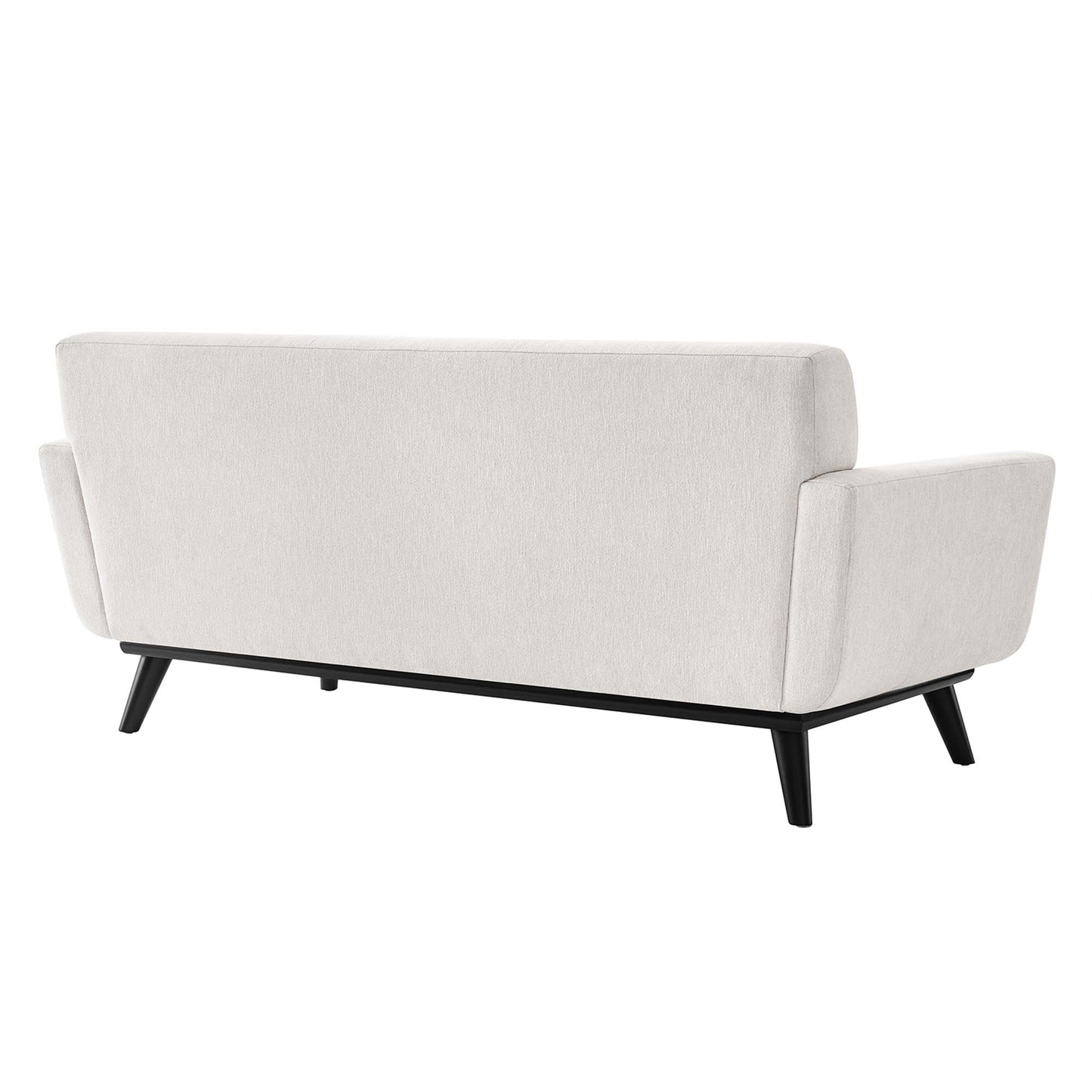 Modway Outlet Engage Herringbone Fabric Loveseat by Modway  Living Room Furniture Ivory - EEI-5759-IVO