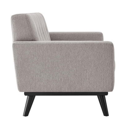 Modway Outlet Engage Herringbone Fabric Loveseat by Modway  Living Room Furniture Light Gray - EEI-5759-LGR