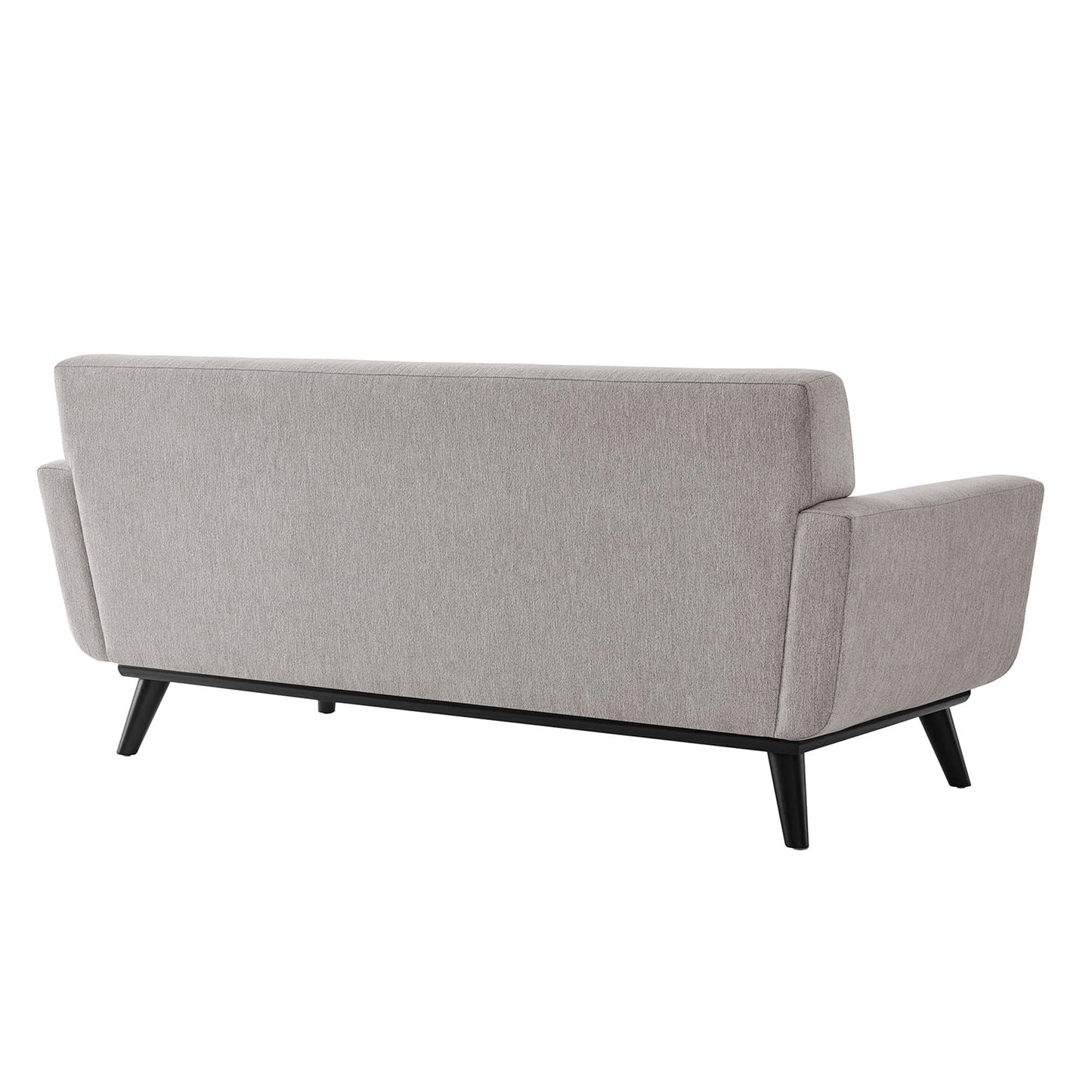 Modway Outlet Engage Herringbone Fabric Loveseat by Modway  Living Room Furniture Light Gray - EEI-5759-LGR