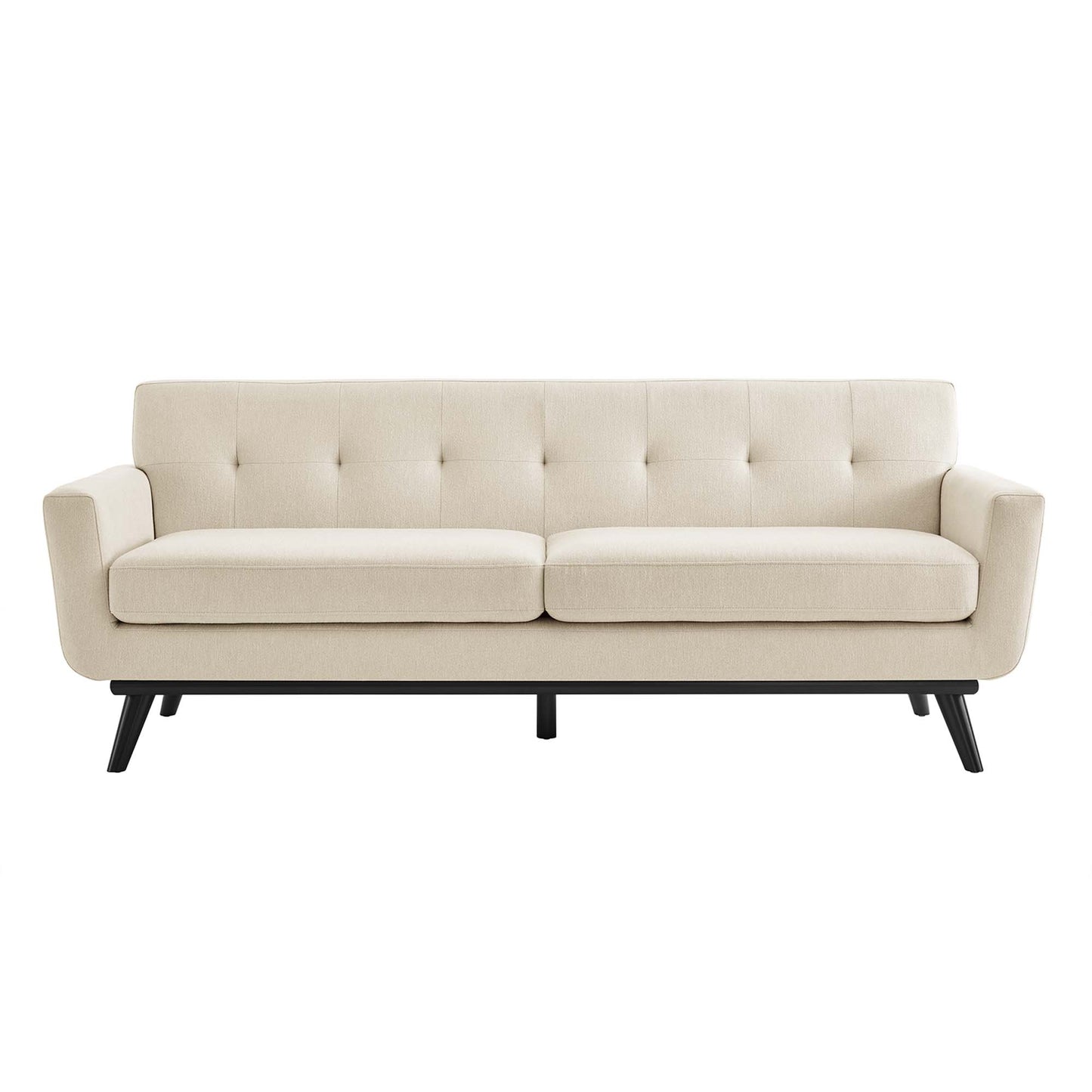 Modway Outlet Engage Herringbone Fabric Sofa by Modway  Living Room Furniture Beige - EEI-5760-BEI