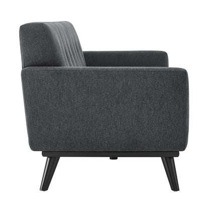Modway Outlet Engage Herringbone Fabric Sofa by Modway  Living Room Furniture Charcoal - EEI-5760-CHA
