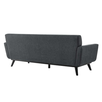 Modway Outlet Engage Herringbone Fabric Sofa by Modway  Living Room Furniture Charcoal - EEI-5760-CHA