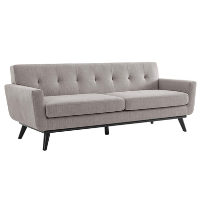 Modway Outlet Engage Herringbone Fabric Sofa by Modway  Living Room Furniture Light Gray - EEI-5760-LGR