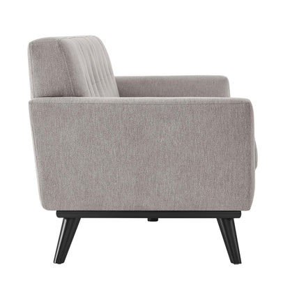 Modway Outlet Engage Herringbone Fabric Sofa by Modway  Living Room Furniture Light Gray - EEI-5760-LGR