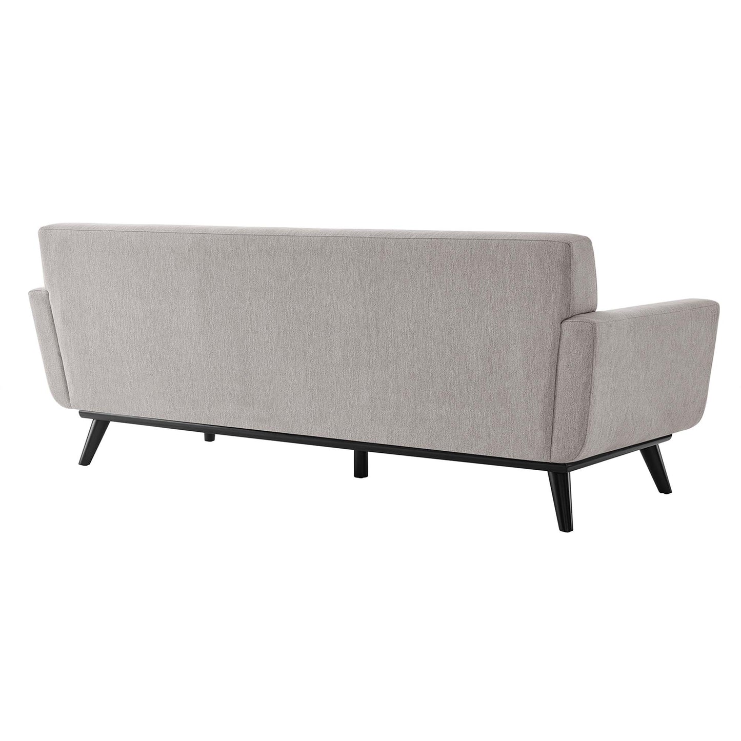 Modway Outlet Engage Herringbone Fabric Sofa by Modway  Living Room Furniture Light Gray - EEI-5760-LGR