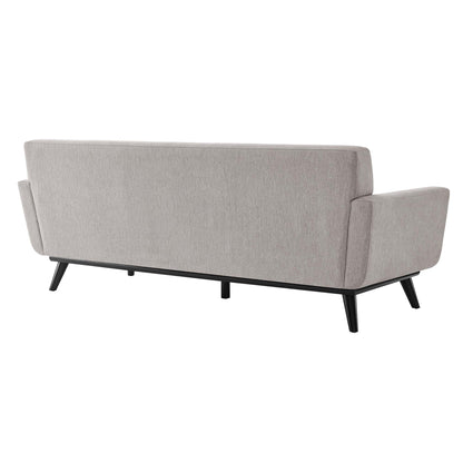 Modway Outlet Engage Herringbone Fabric Sofa by Modway  Living Room Furniture Light Gray - EEI-5760-LGR