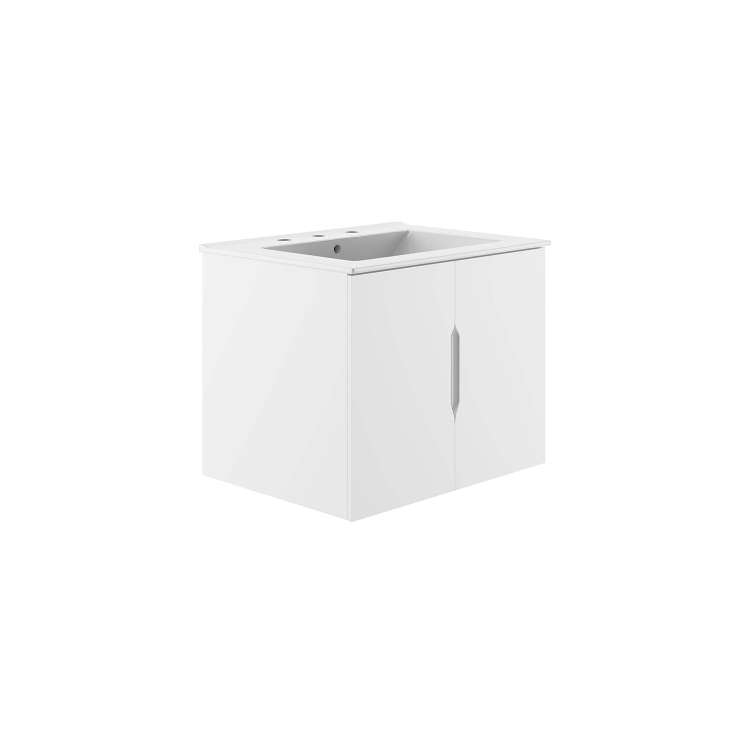Modway - Vitality 24" Bathroom Vanity by Modway  Bathroom Vanities White - EEI-5782-WHI-WHI