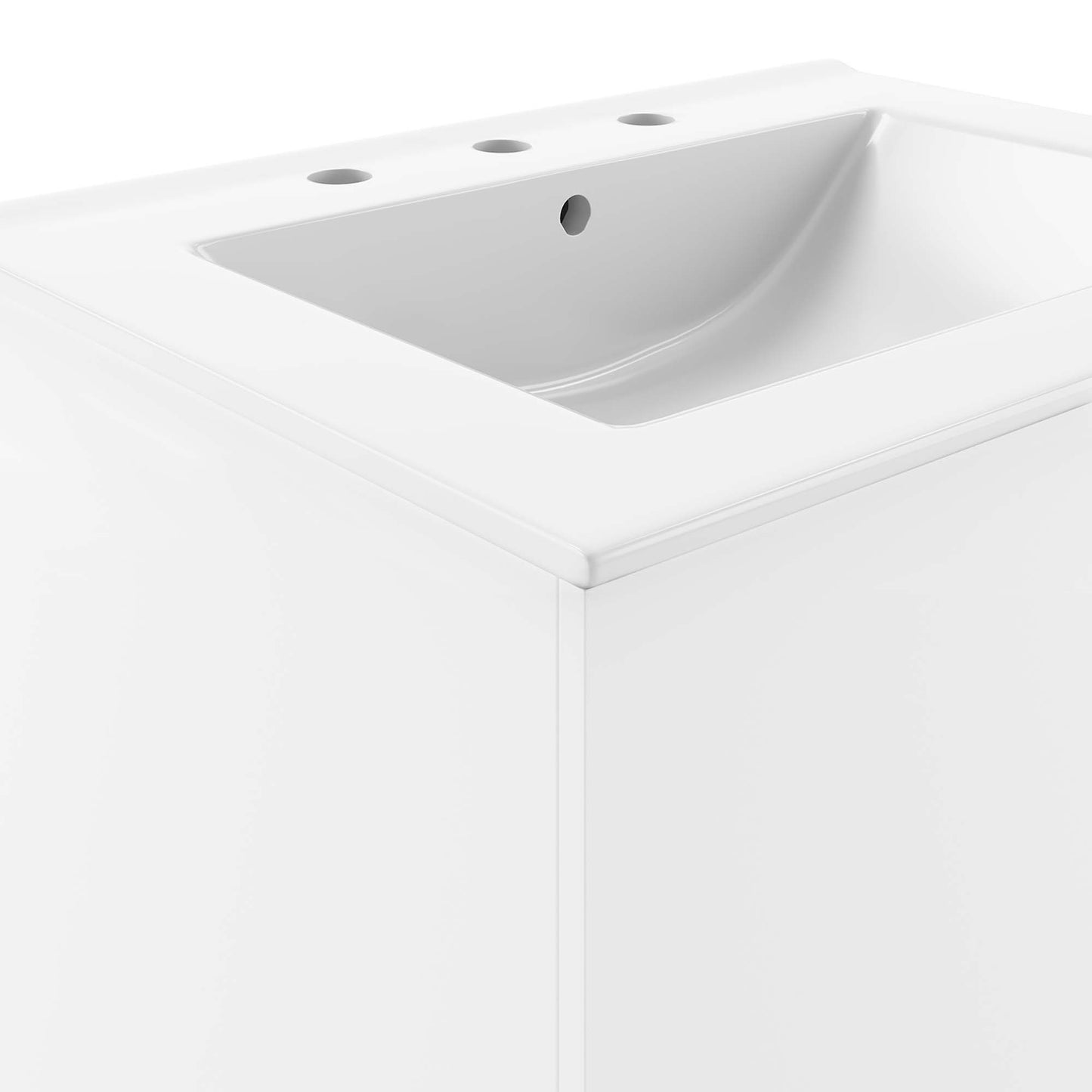 Modway - Vitality 24" Bathroom Vanity by Modway  Bathroom Vanities White - EEI-5782-WHI-WHI