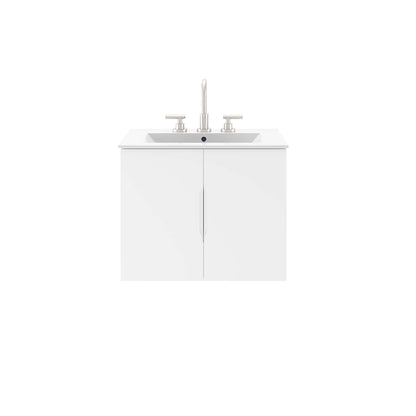 Modway - Vitality 24" Bathroom Vanity by Modway  Bathroom Vanities White - EEI-5782-WHI-WHI