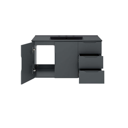 Modway - Vitality 36" Bathroom Vanity by Modway  Bathroom Vanities Black - EEI-5783-GRY-BLK