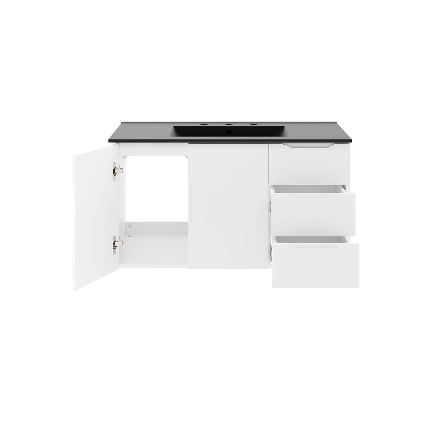 Modway - Vitality 36" Bathroom Vanity by Modway  Bathroom Vanities Black - EEI-5783-WHI-BLK