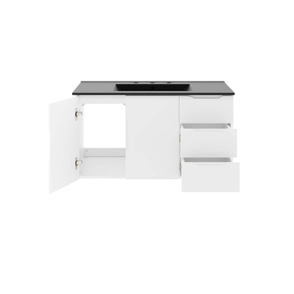 Modway - Vitality 36" Bathroom Vanity by Modway  Bathroom Vanities Black - EEI-5783-WHI-BLK