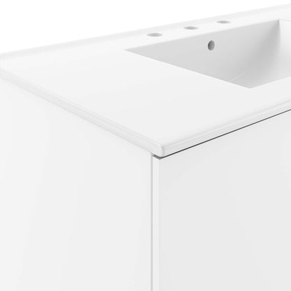 Modway - Vitality 36" Bathroom Vanity by Modway  Bathroom Vanities White - EEI-5783-WHI-WHI
