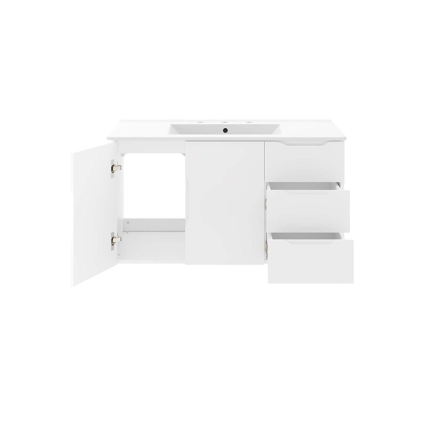 Modway - Vitality 36" Bathroom Vanity by Modway  Bathroom Vanities White - EEI-5783-WHI-WHI