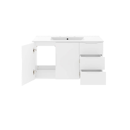 Modway - Vitality 36" Bathroom Vanity by Modway  Bathroom Vanities White - EEI-5783-WHI-WHI