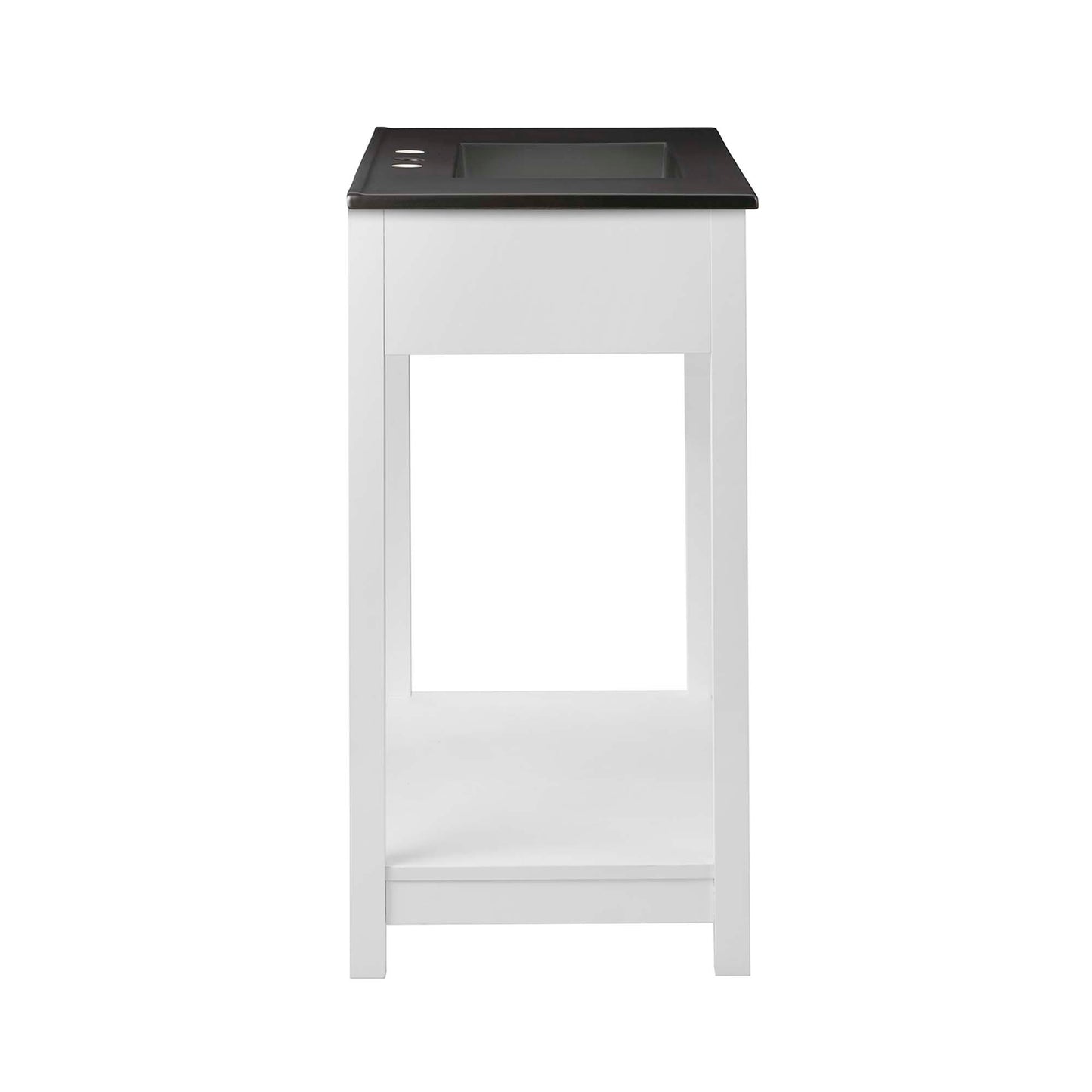 Modway Outlet Altura 36" Bathroom Vanity by Modway  Bathroom Furniture White Black - EEI-5799-WHI-BLK