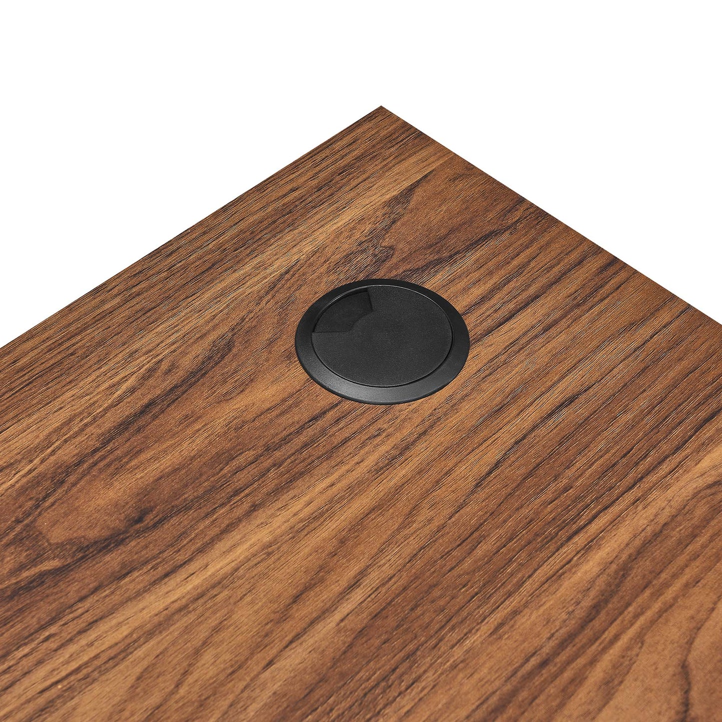 Modway Outlet Transmit 55" Wall Mount Corner Wood Office Desk by Modway  Office Furniture Furniture Walnut White - EEI-5863-WAL-WHI