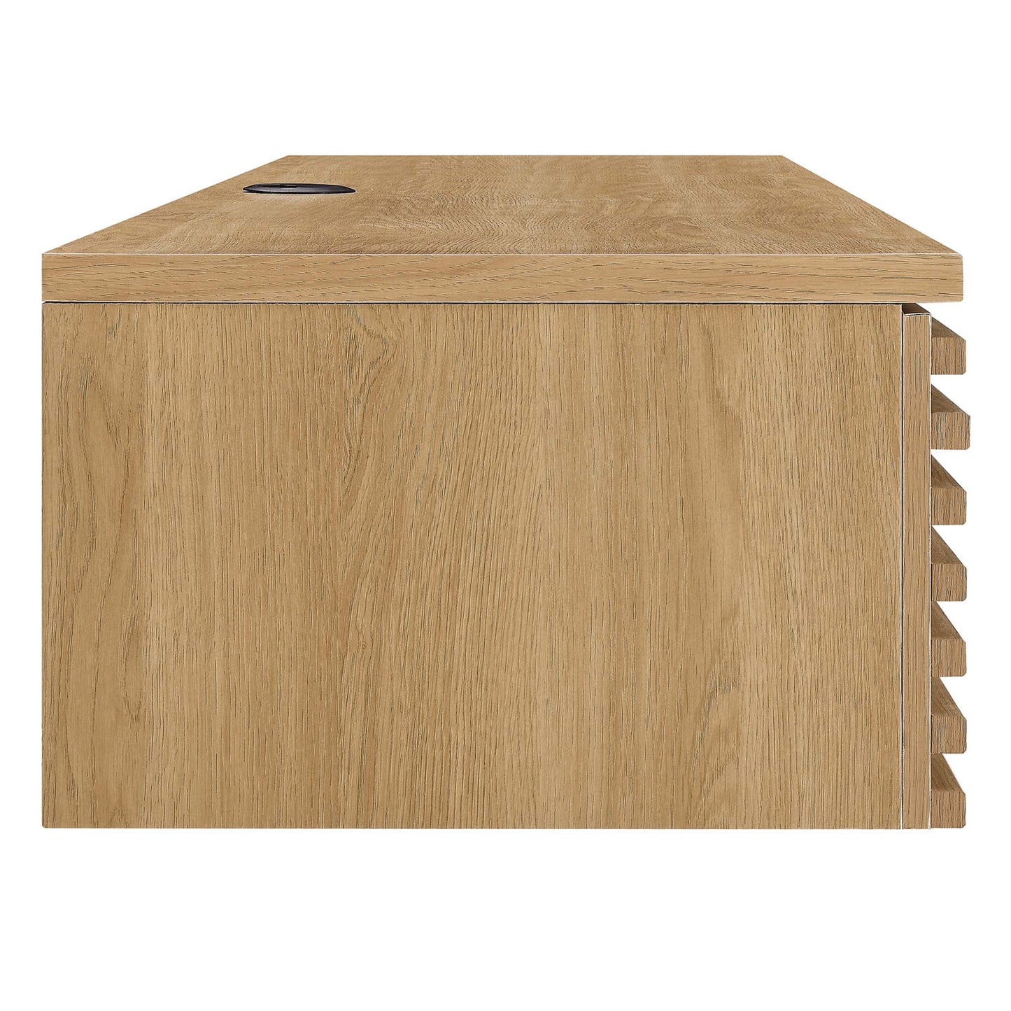 Modway - Render Wall Mount Wood Office Desk by Modway  Office Furniture Computer Desks Brown - EEI-5865-OAK