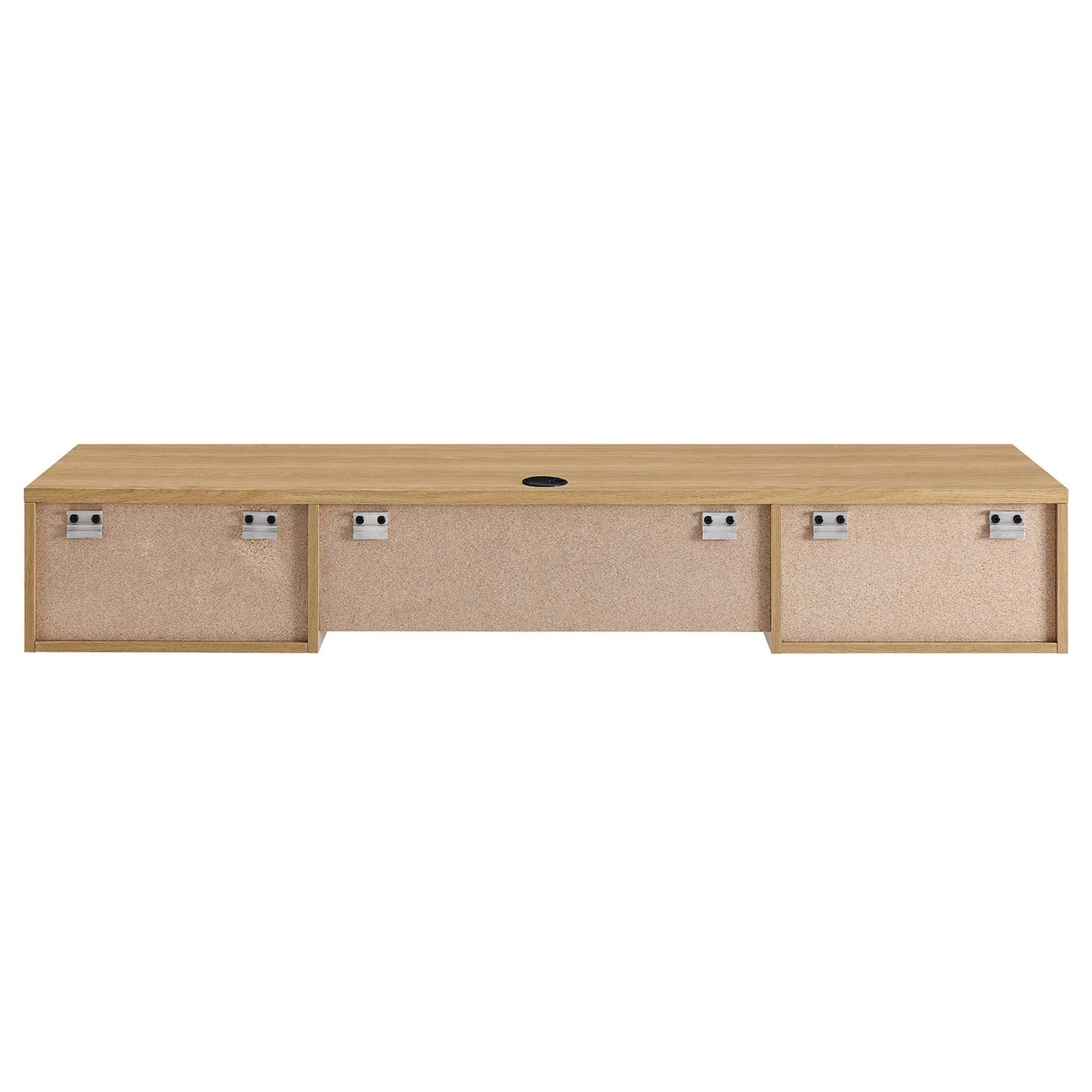 Modway - Render Wall Mount Wood Office Desk by Modway  Office Furniture Computer Desks Brown - EEI-5865-OAK
