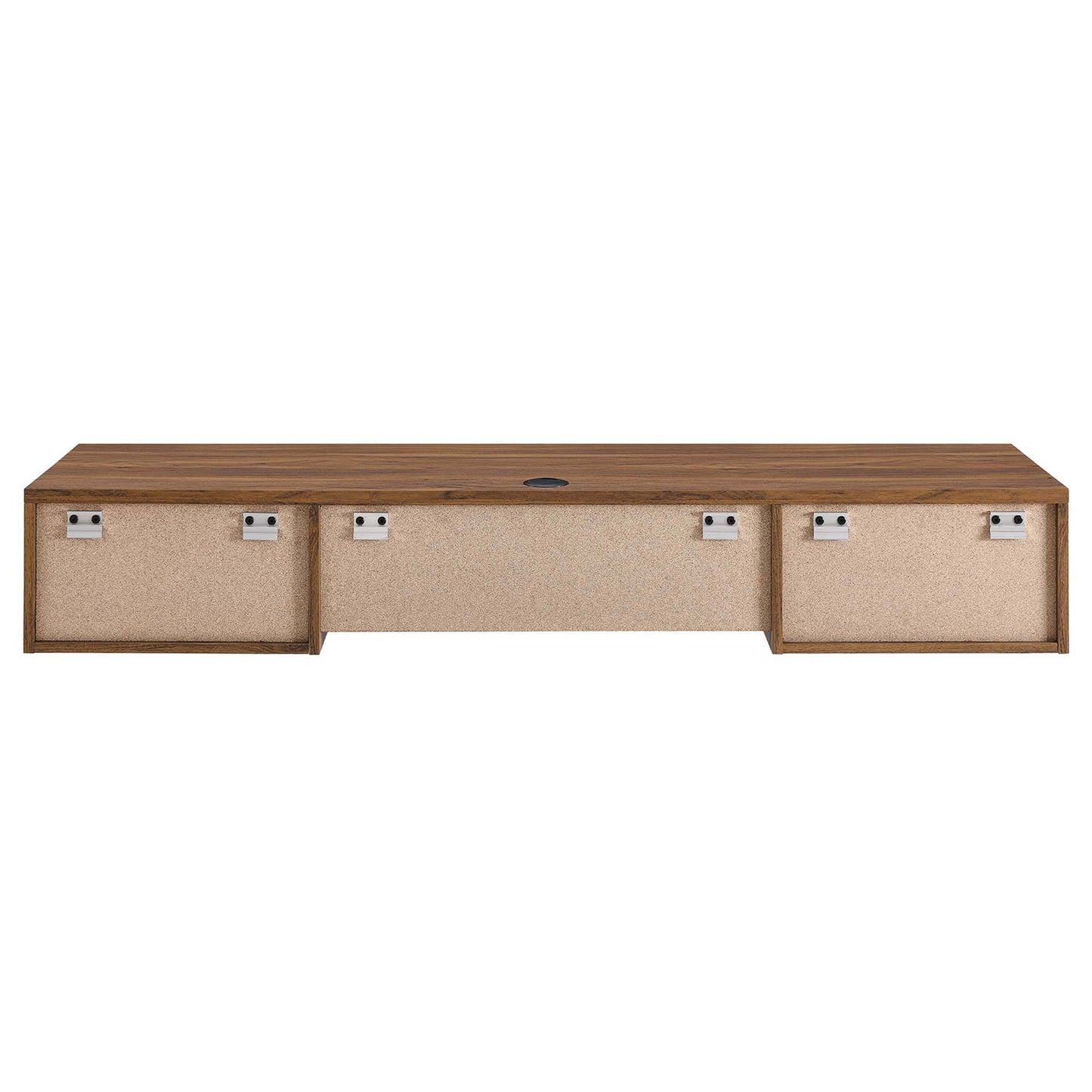 Modway - Render Wall Mount Wood Office Desk by Modway  Office Furniture Computer Desks Brown - EEI-5865-WAL