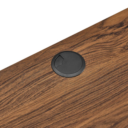 Modway - Render Wall Mount Wood Office Desk by Modway  Office Furniture Computer Desks Brown - EEI-5865-WAL