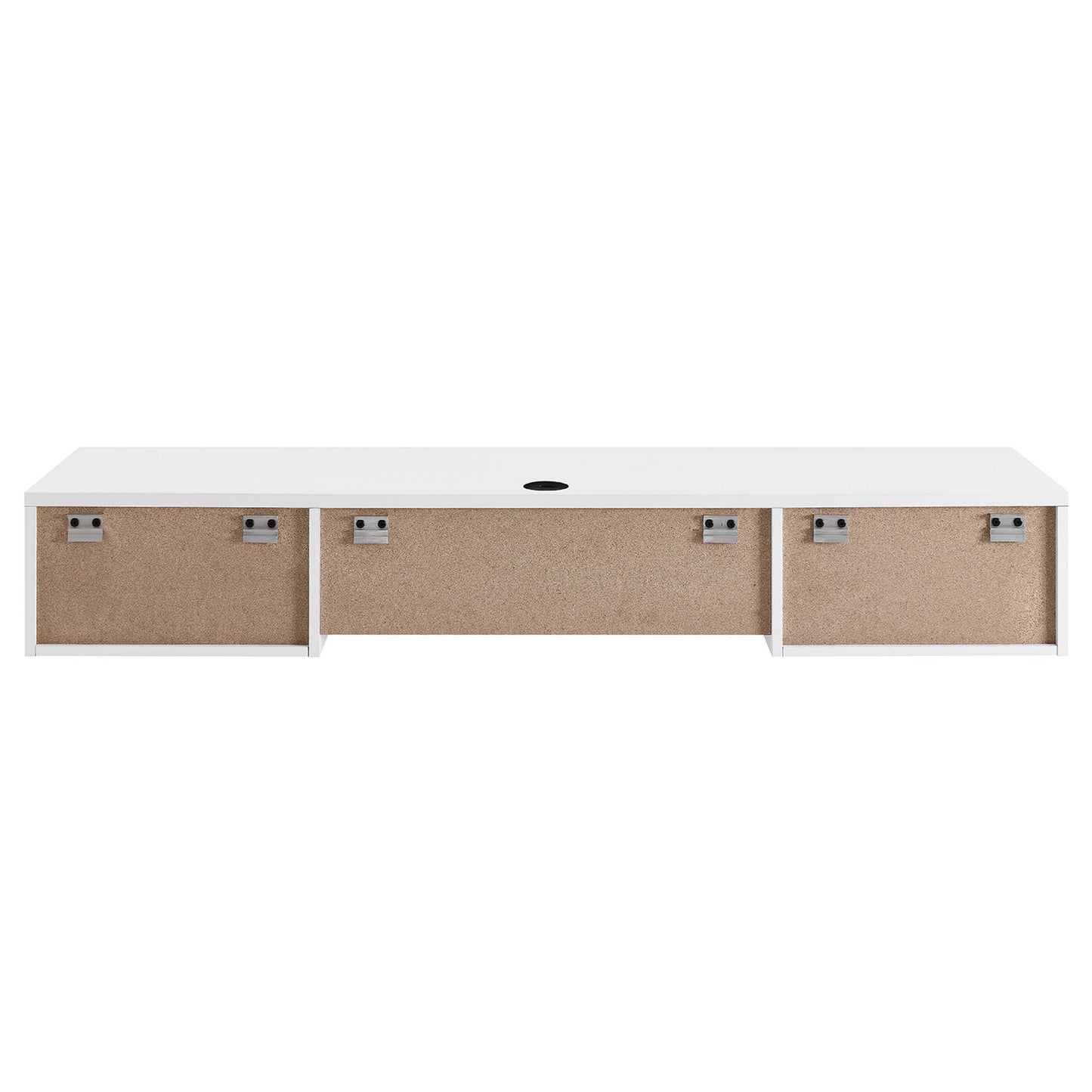 Modway - Render Wall Mount Wood Office Desk by Modway  Office Furniture Computer Desks White - EEI-5865-WHI