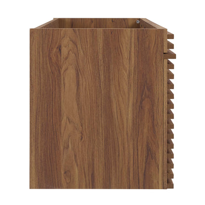 Modway - Render 48" Single Sink Compatible (Not Included) Bathroom Vanity Cabinet by Modway  Bathroom Vanities Brown - EEI-5866-WAL