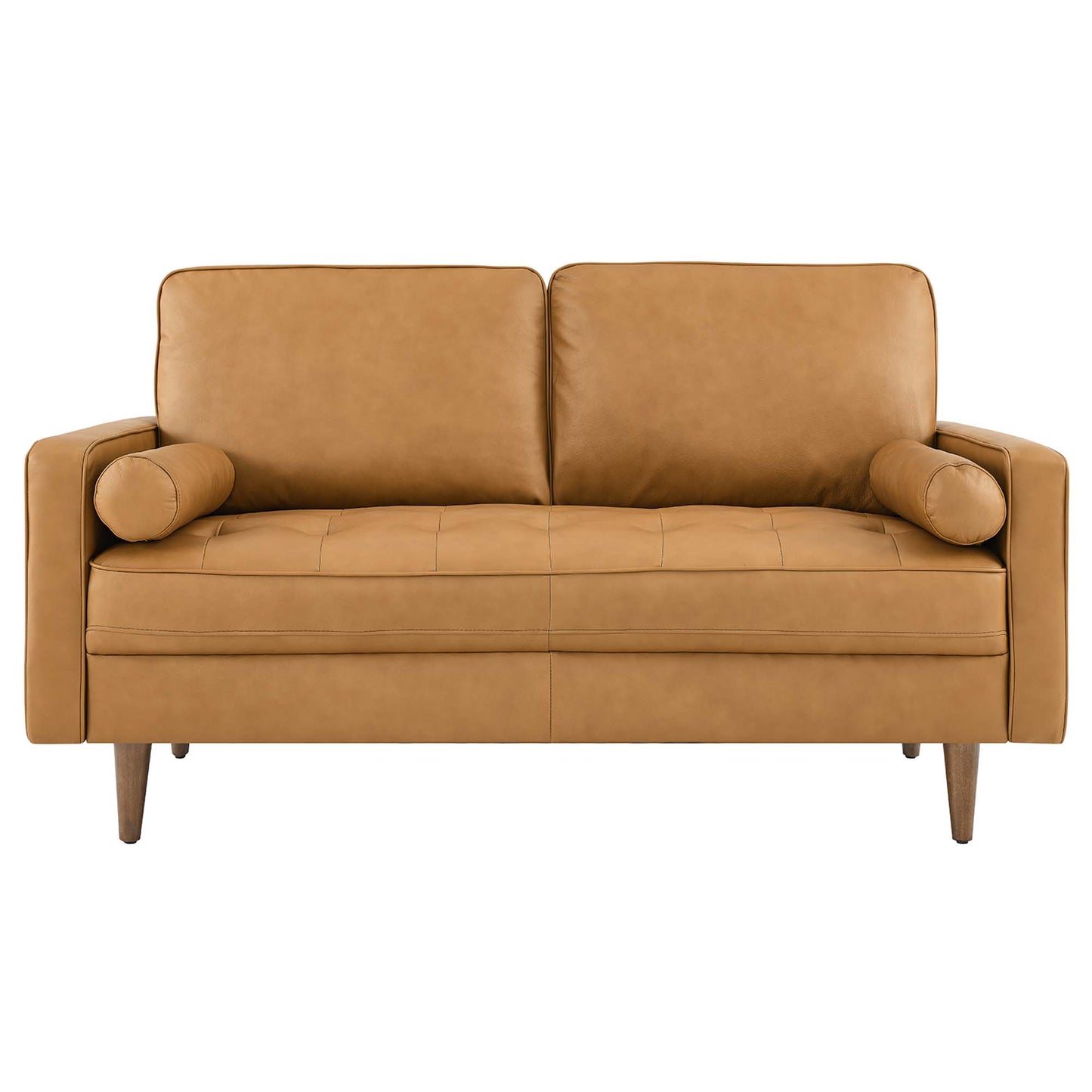 Modway Outlet Valour Leather Loveseat by Modway  Living Room Furniture Tan - EEI-5870-TAN