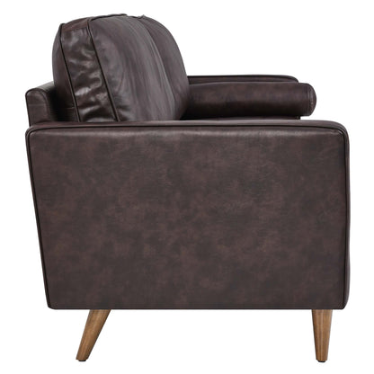 Modway Outlet Valour 88" Leather Sofa by Modway  Living Room Furniture Brown - EEI-5871-BRN