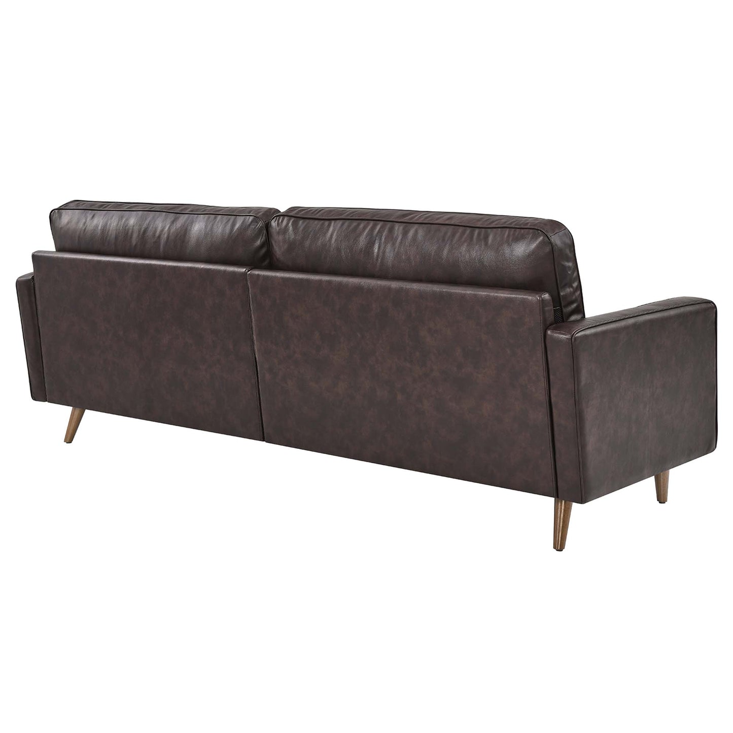 Modway Outlet Valour 88" Leather Sofa by Modway  Living Room Furniture Brown - EEI-5871-BRN