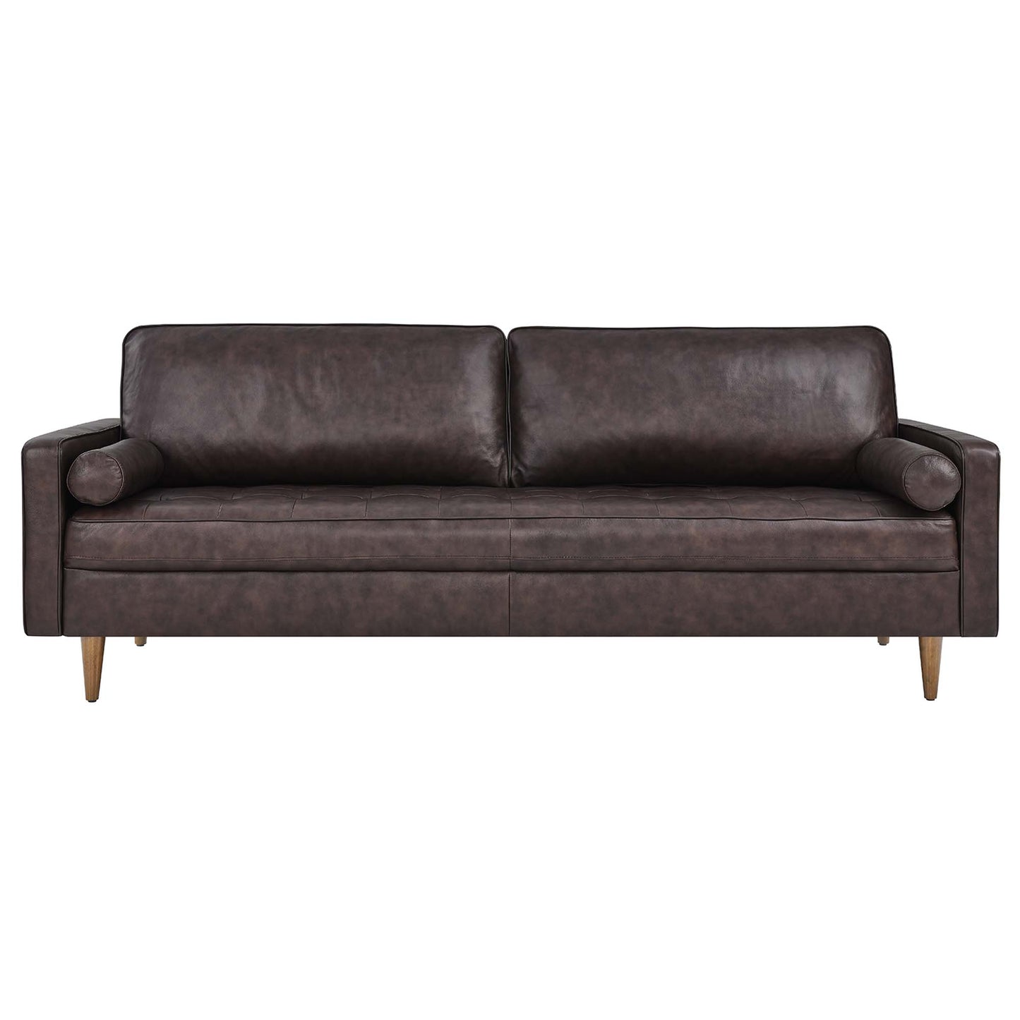 Modway Outlet Valour 88" Leather Sofa by Modway  Living Room Furniture Brown - EEI-5871-BRN