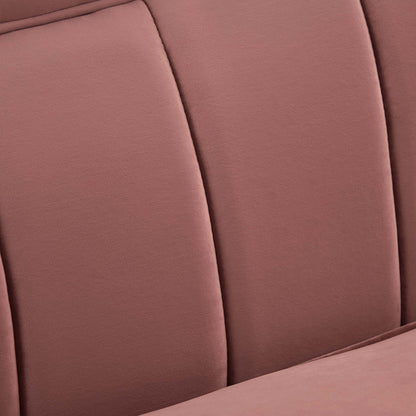 Modway Outlet Cheshire Channel Tufted Performance Velvet Sofa by Modway  Living Room Furniture Dusty Rose - EEI-5874-DUS