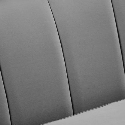 Modway Outlet Cheshire Channel Tufted Performance Velvet Sofa by Modway  Living Room Furniture Gray - EEI-5874-GRY