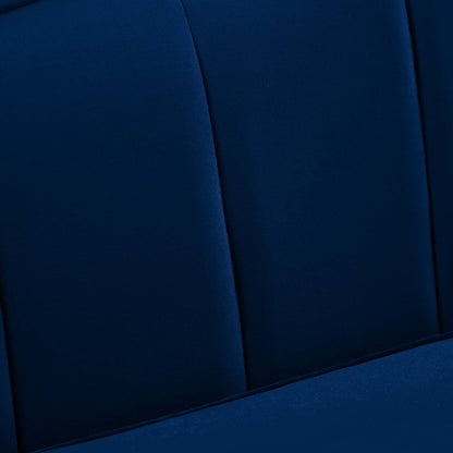 Modway Outlet Cheshire Channel Tufted Performance Velvet Sofa by Modway  Living Room Furniture Navy - EEI-5874-NAV