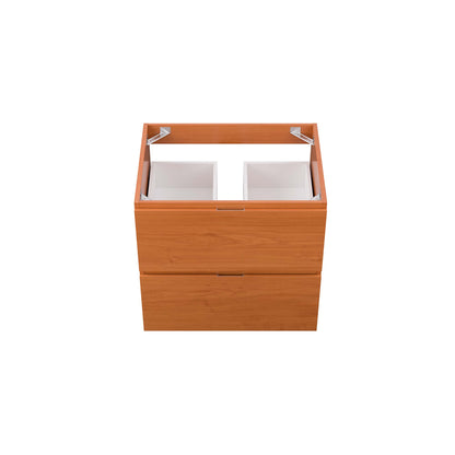 Modway Outlet Scenic 24" Wall-Mount Bathroom Vanity Cabinet (Sink Basin Not Included) by Modway  Bathroom Furniture Cherry Walnut - EEI-5879-CHE