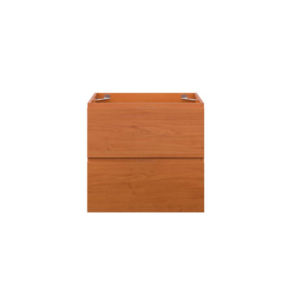 Modway Outlet Scenic 24" Wall-Mount Bathroom Vanity Cabinet (Sink Basin Not Included) by Modway  Bathroom Furniture Cherry Walnut - EEI-5879-CHE
