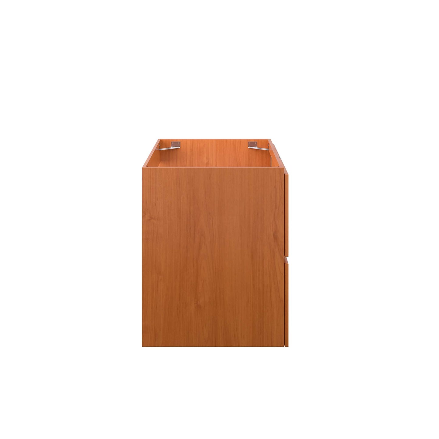 Modway Outlet Scenic 30" Wall-Mount Bathroom Vanity Cabinet (Sink Basin Not Included) by Modway  Bathroom Furniture Cherry Walnut - EEI-5880-CHE