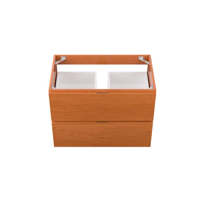 Modway Outlet Scenic 30" Wall-Mount Bathroom Vanity Cabinet (Sink Basin Not Included) by Modway  Bathroom Furniture Cherry Walnut - EEI-5880-CHE