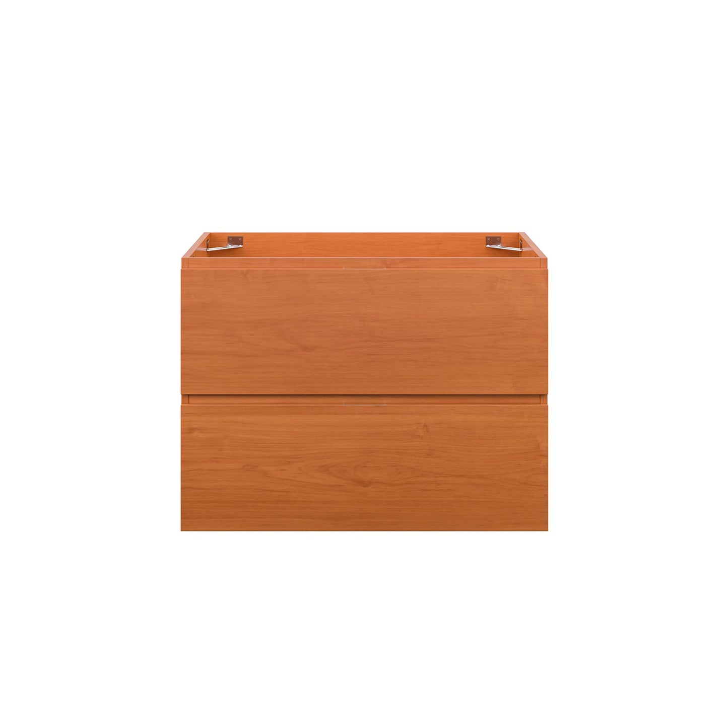 Modway Outlet Scenic 30" Wall-Mount Bathroom Vanity Cabinet (Sink Basin Not Included) by Modway  Bathroom Furniture Cherry Walnut - EEI-5880-CHE