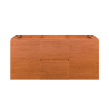 Modway Outlet Scenic 48" Single Sink Compatible (Not Included) Bathroom Vanity Cabinet by Modway  Bathroom Furniture Cherry Walnut - EEI-5882-CHE