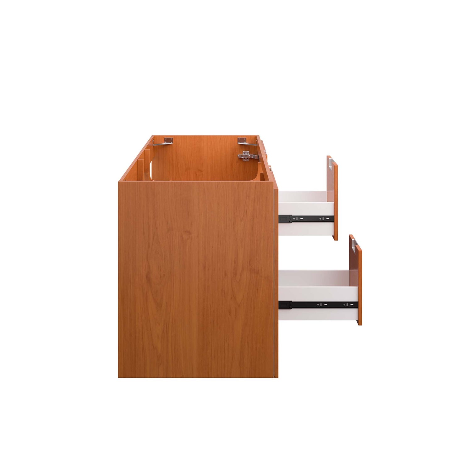 Modway Outlet Scenic 48" Double Sink Compatible (Not Included) Bathroom Vanity Cabinet by Modway  Bathroom Furniture Cherry Walnut - EEI-5883-CHE