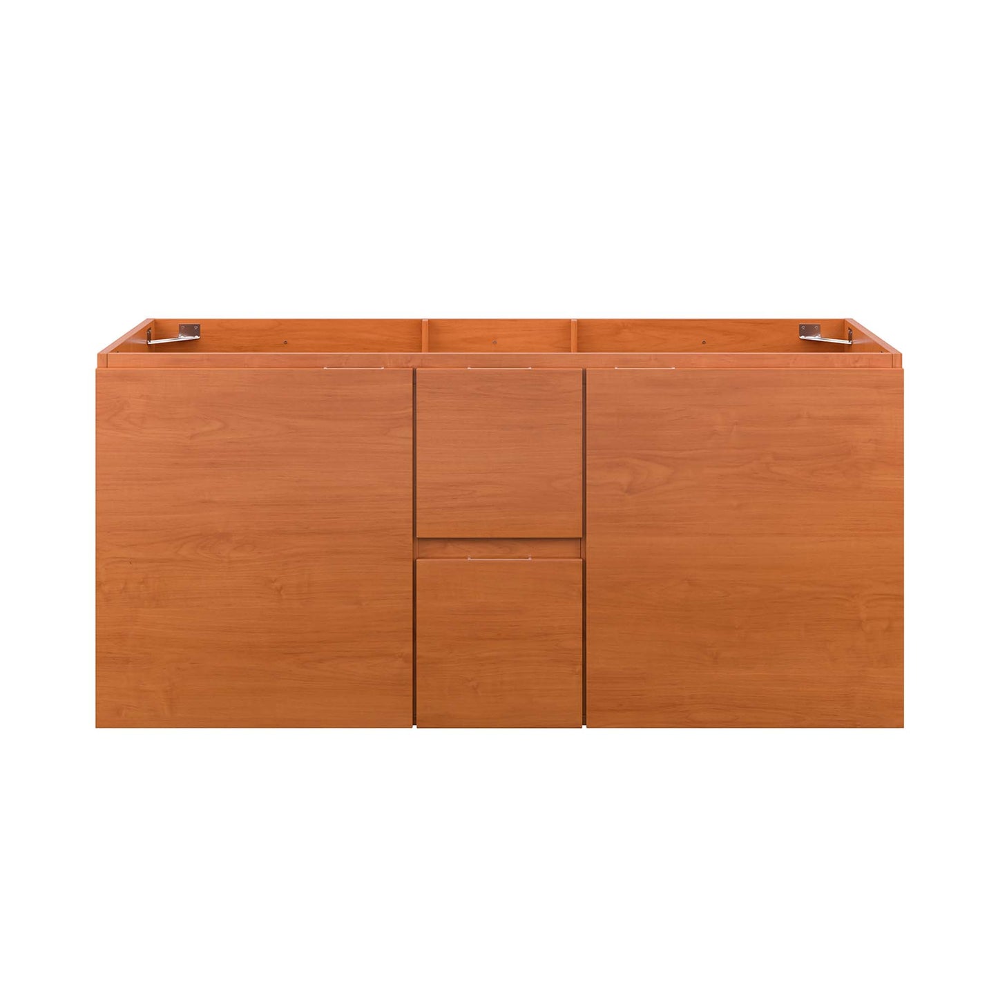 Modway Outlet Scenic 48" Double Sink Compatible (Not Included) Bathroom Vanity Cabinet by Modway  Bathroom Furniture Cherry Walnut - EEI-5883-CHE