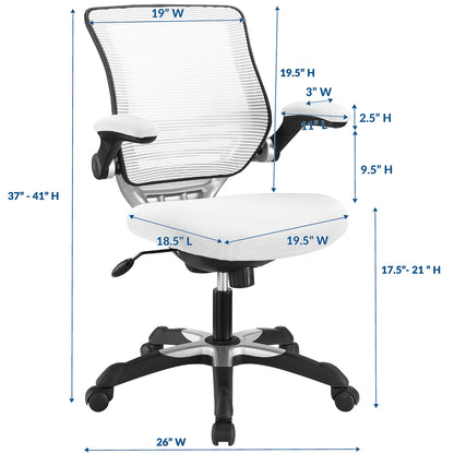 Modway Outlet Edge Mesh Office Chair by Modway  Office Furniture Furniture White - EEI-594-WHI