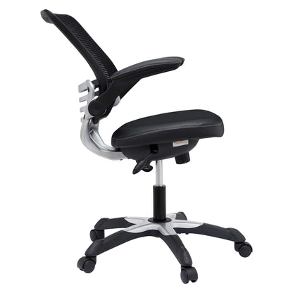 Modway - Edge Vinyl Office Chair by Modway  Office Furniture Office Chairs Black - EEI-595-BLK