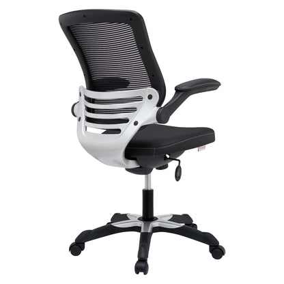 Modway - Edge Vinyl Office Chair by Modway  Office Furniture Office Chairs Black - EEI-595-BLK