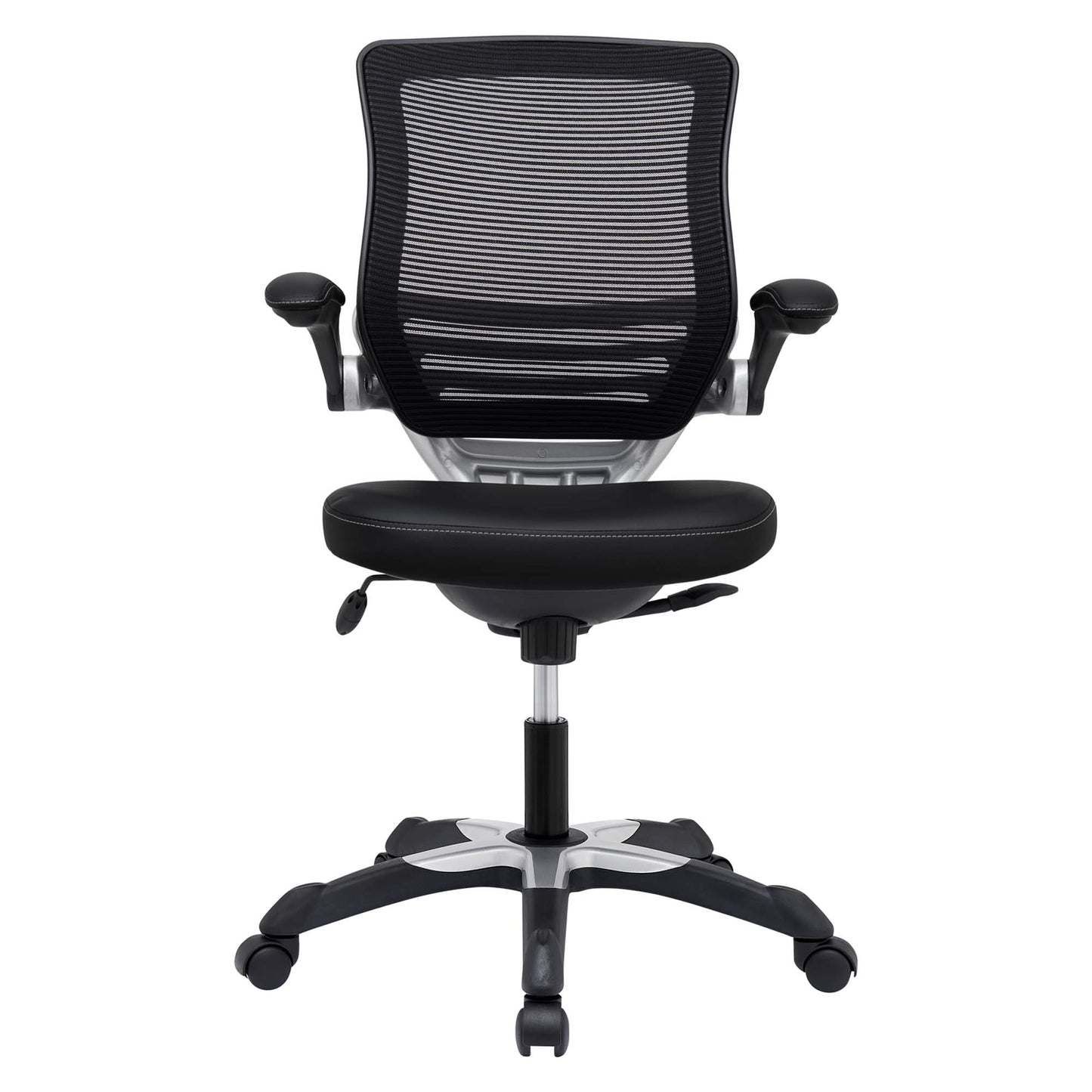 Modway - Edge Vinyl Office Chair by Modway  Office Furniture Office Chairs Black - EEI-595-BLK